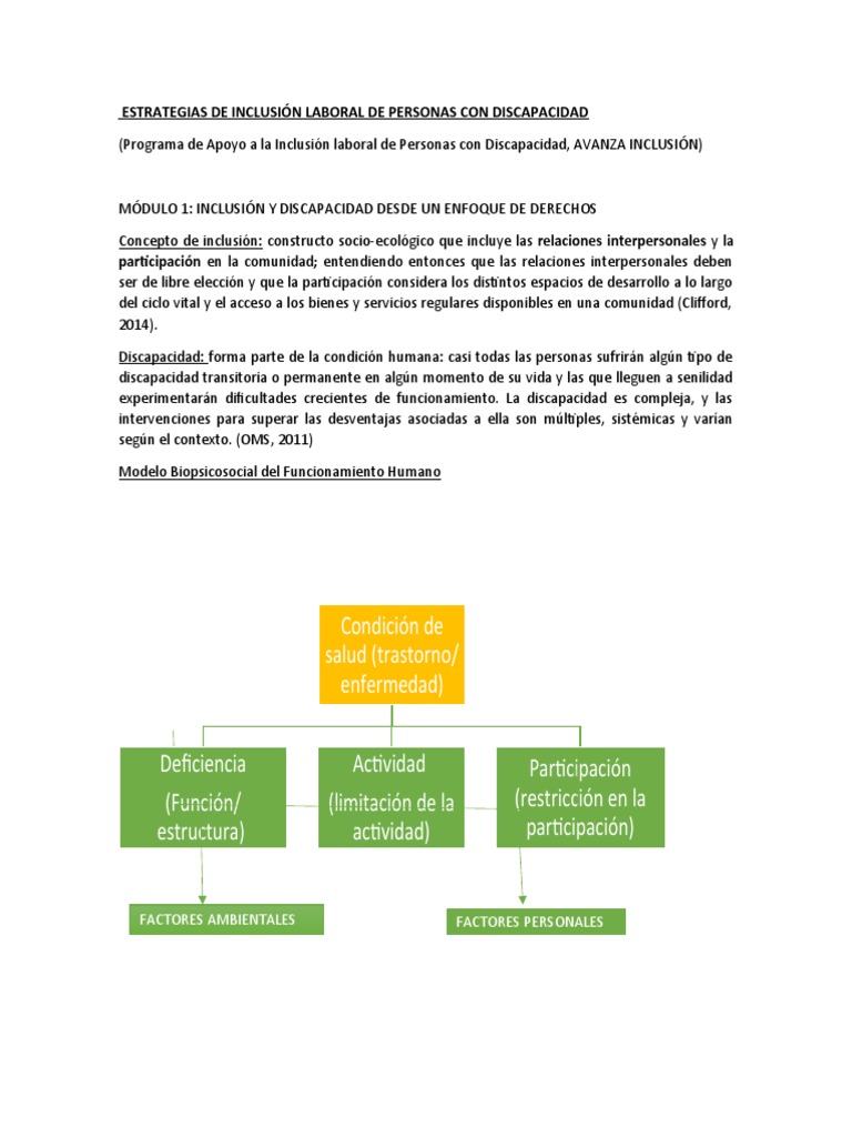 Inclusión Laboral y Discapacidad | PDF | Invalidez | Igualdad de género