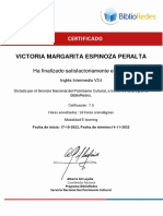 II - 2022 - V24 - Certificado de Curso Inglés Intermedio