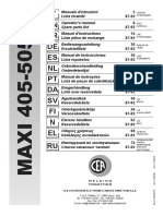 CEA Maxi 405 505 Manual