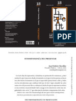 Fenomenología Del Presentar (Jean-Frédéric Chevallier)