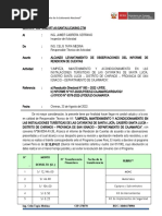 Santa Lucia Carta N°053-2022-RENDICION DE CUENTAS OBSERVACIONES