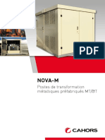 NOVA-M. Postes de transformation métalliques préfabriqués MT_BT