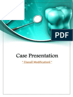 Case Presentation: " Class - Modification - "