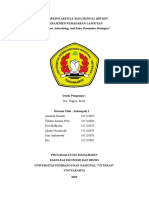 SACR Kelompok 2 - Manajemen Pemasaran Lanjutan - EM-D