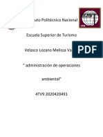 Administración de Operación Ambientales