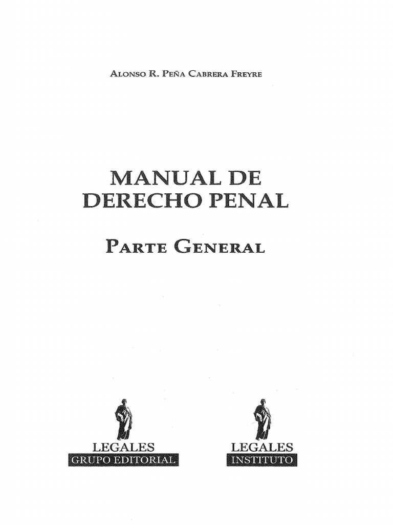 2022 Manual de Derecho Penal Parte General | PDF