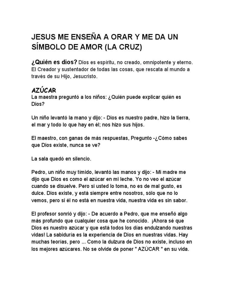 Persignado y Oración | PDF | Oración | Dios