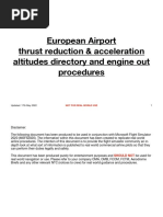 European Airport Take-Off Data Tables