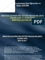Bireyselleştirilmi Eğitim Programı (BEP)
