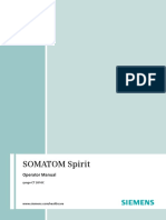 SOMATOM Spirit - Operator Manual
