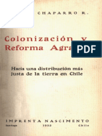 Colonización y Reforma Agraria - Chaparro