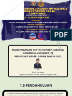 Bentang Kertas Konsep Kadet JPJ Negeri Sabah 2022