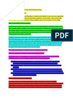 Information Literacy Segmented