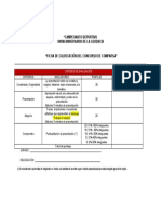 Ficha de Calificación Concurso Comparsa XVIII Aniversario GRC Junín