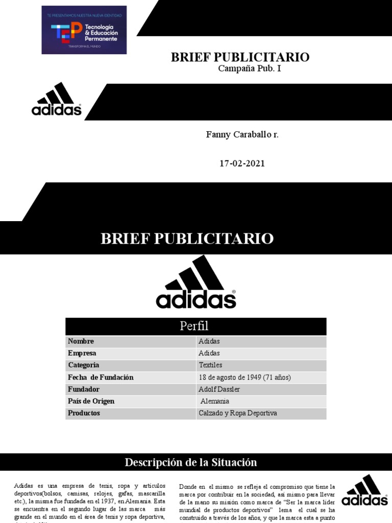 Adidas | PDF | Adidas | Marca