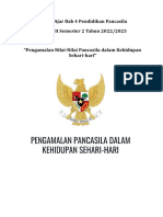 Pengamalan Nilai'' Pancasila