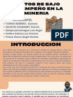 Costos de Bajo Desempeño en La Mineria