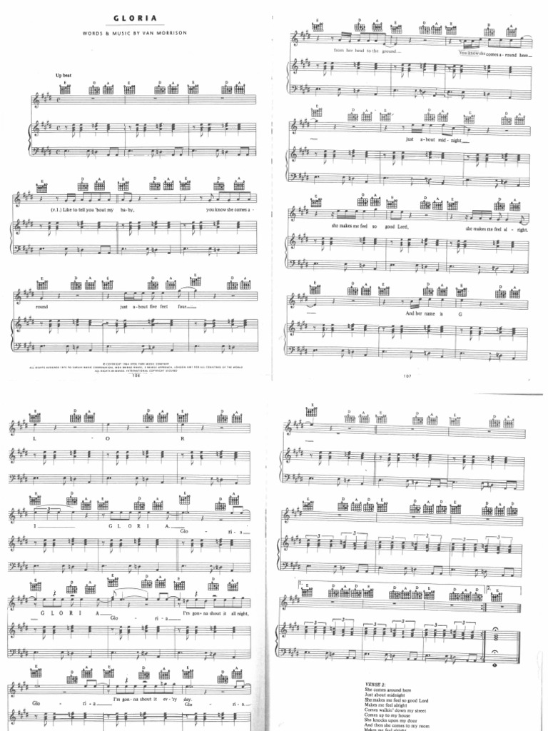 Gloria Van Morrison PDF