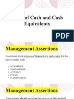 Audit of Cash and Cash Equivalents