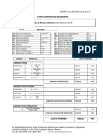 Costo Horario Ejercicio 8