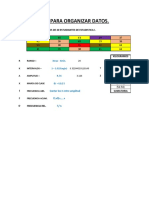 Ejercicio Tablas de Frecuencias