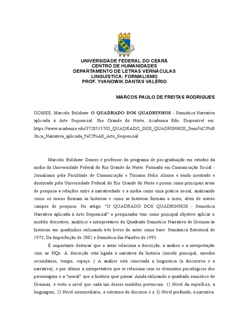 Resenha 3 greimas da sem ntica estrutural discursiva pdf