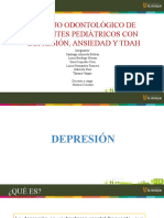 Manejo Odontológico de Pacientes Pediátricos Con Depresión, Ansiedad y Tdah Viii