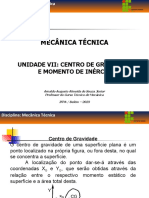 07 Unidade 07 - Centro de Gravidade e Momento de Inércia