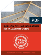 Terra Lana Skillion Ceiling Insulation Installation Guide