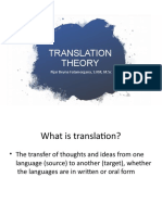 Translation Theory