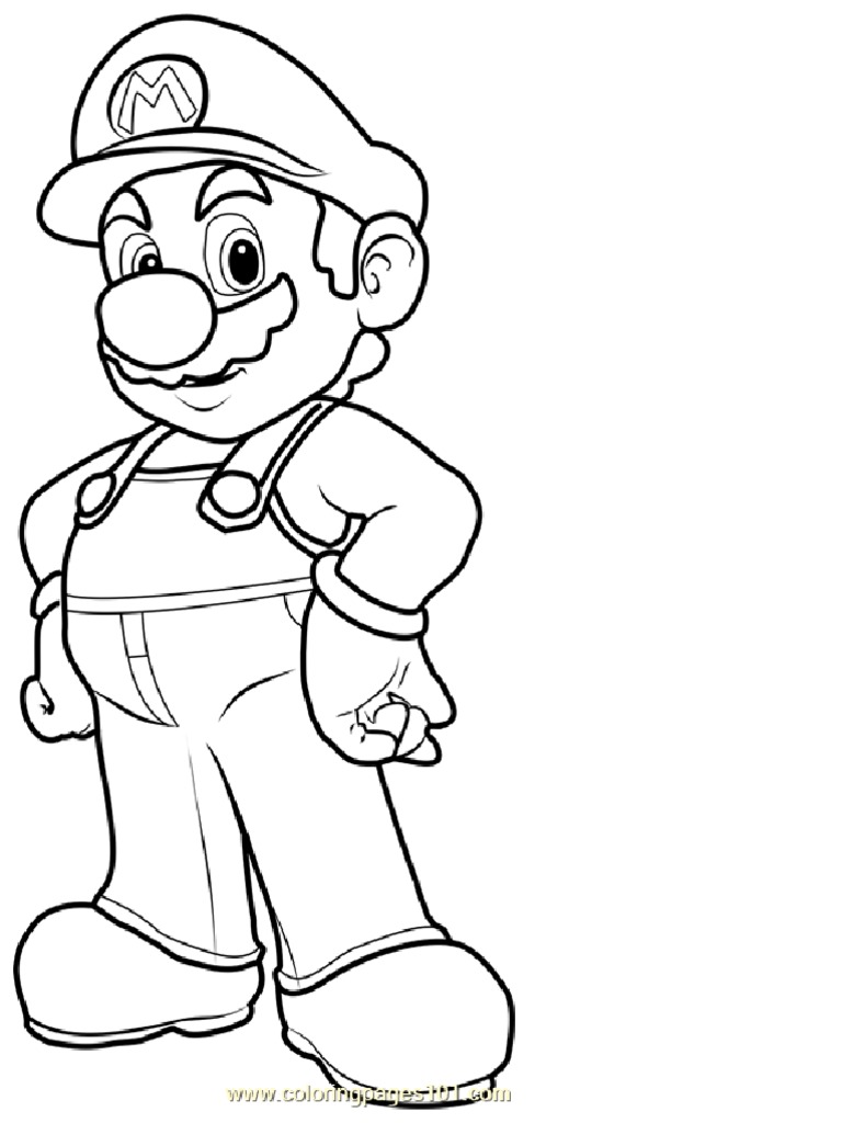 Mario-coloring-page | PDF