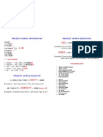 Present Simple Affirmative Present Simple Questions: + I / You / We / They + Verb?