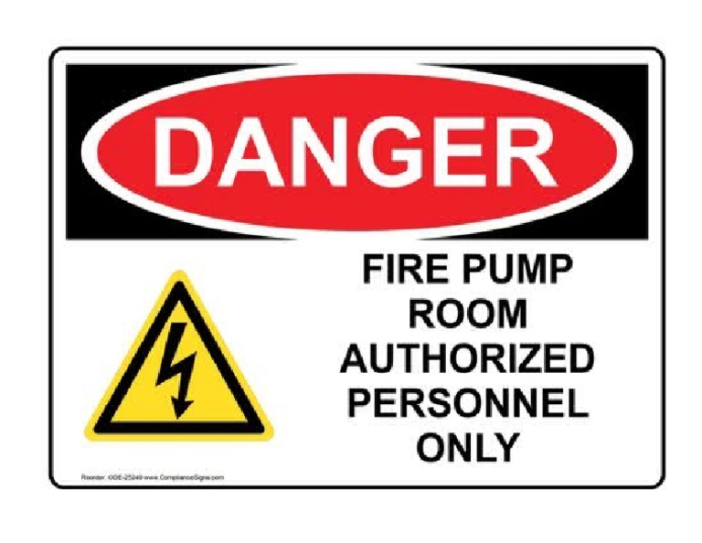 Fire Pump Room PDF