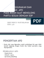 Cara Menggunakan Dan Melepaskan Apd Pada Bidan Saat Menolong Partu Sesuai Dengan Sop