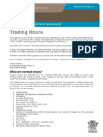 Trading Hours Fact Sheet