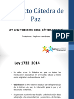 Modulo I de Formación Docente Cátedra de Paz