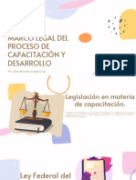 Marco Legal Del Proceso de Capacitación y Desarrollo