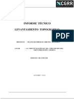 Informe Topográfico - Huachipa