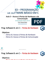 Aula 5 - Ara0393 - Acesso As Portas de Hardware e Comunica o