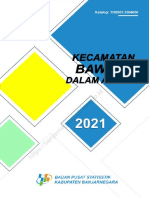 Kecamatan Bawang Dalam Angka 2021