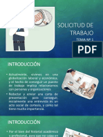 Solicitud de Trabajo