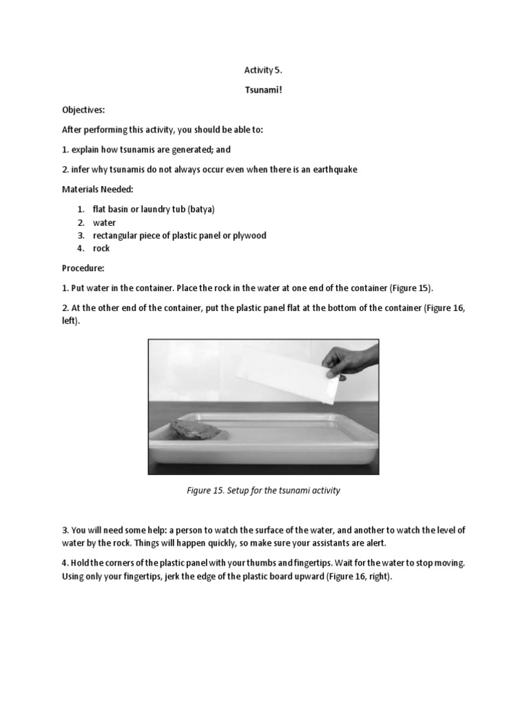 Activity 5 Tsunami Pdf