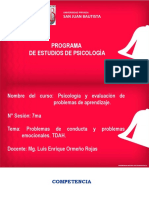 Tema 7 Problemas de Aprendizaje. TDAH 2023-1 AL