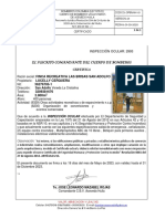 Certificado de Bombero