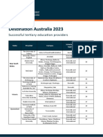 Successful Tertiary Education Providers For 2023