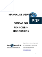 Manual Pensiones Honorarios CONCAR SQL 23082014