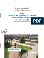 3.2 - Approches Centrées Sur L'humain Et Orientées Changement