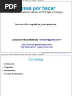 Download Taller de demostracin del uso de PHP Ajax y Prototype - Introduccin by jimezam SN6517309 doc pdf