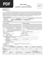 Bank of India Asset Liability Form