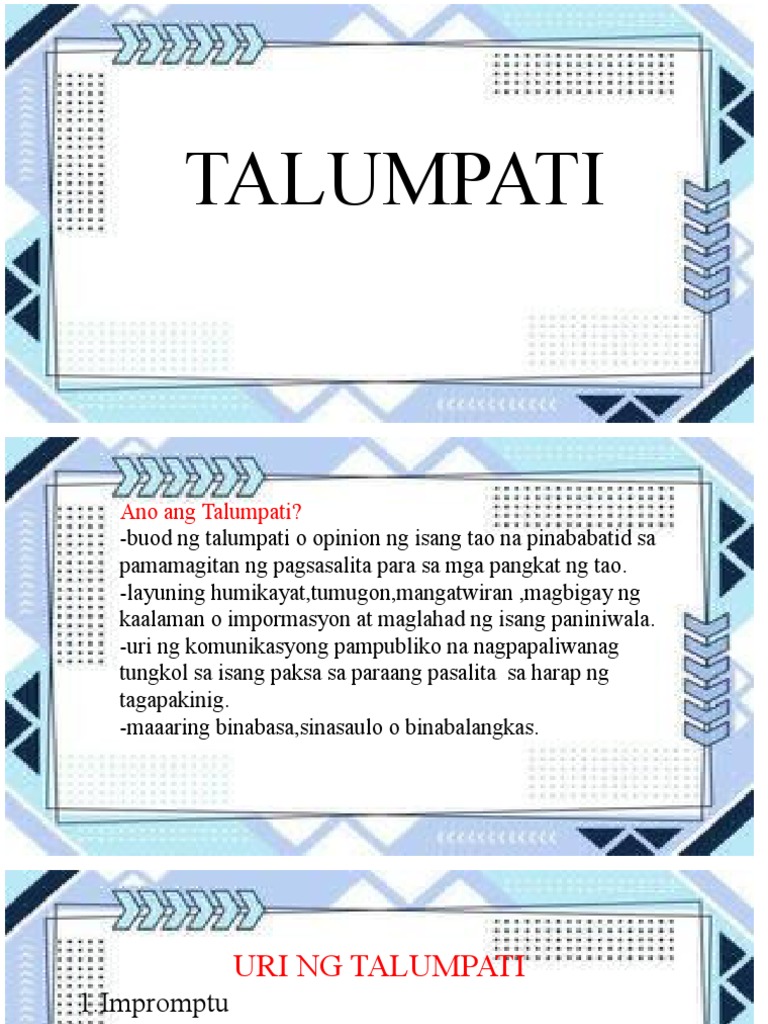 Talumpati | PDF